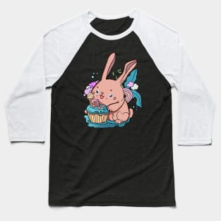 Cute kawaii bunny Baseball T-Shirt